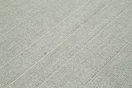 Vintage Flatweave Bej Eskitme Pamuk Yün El Dokuma Halısı 204x291 Agacan