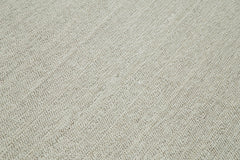 Vintage Flatweave Bej Eskitme Pamuk Yün El Dokuma Halısı 188x274 Agacan