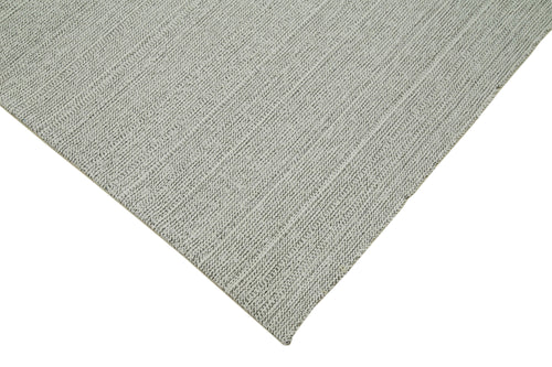 Vintage Flatweave Bej Eskitme Pamuk Yün El Dokuma Halısı 205x320 Agacan