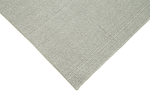 Vintage Flatweave Bej Eskitme Pamuk Yün El Dokuma Halısı 206x334 Agacan