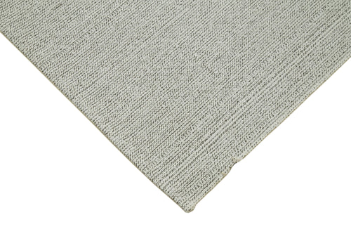 Vintage Flatweave Bej Eskitme Pamuk Yün El Dokuma Halısı 203x327 Agacan