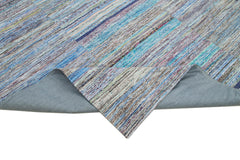 Kırk Yama Gri Patchwork Pamuk Yün El Dokuma Halısı 197x300 Agacan