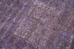 Kırk Yama Mor Patchwork Pamuk Yün El Dokuma Halısı 90x200 Agacan