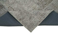 Kırk Yama Gri Patchwork Pamuk Yün El Dokuma Halısı 85x226 Agacan
