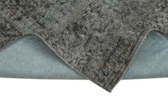 Kırk Yama Gri Patchwork Pamuk Yün El Dokuma Halısı 85x305 Agacan