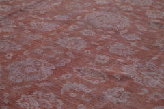 Tebriz Mor Klasik Pamuk Yün El Dokuma Halısı 442x520 Agacan