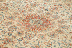 Persian Bej Klasik Pamuk Yün El Dokuma Halısı 269x348 Agacan