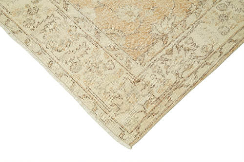 Kayseri Vintage Bej Eskitme Pamuk Yün El Dokuma Halısı 214x321 Agacan