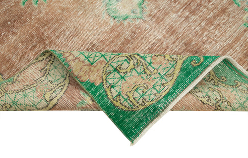 Kayseri Vintage Bej Eskitme Pamuk Yün El Dokuma Halısı 165x288 Agacan