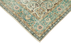 Kayseri Vintage Bej Eskitme Pamuk Yün El Dokuma Halısı 206x317 Agacan