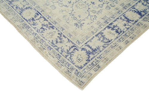 Kayseri Vintage Bej Eskitme Pamuk Yün El Dokuma Halısı 270x364 Agacan
