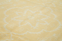 Tebriz Sarı Klasik Pamuk Yün El Dokuma Halısı 277x364 Agacan