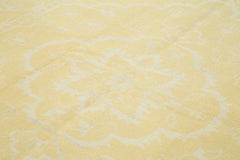 Tebriz Sarı Klasik Pamuk Yün El Dokuma Halısı 244x304 Agacan