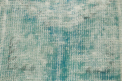 Overdyed Vintage Turkuaz Eskitme Pamuk Yün El Dokuma Halısı 54x110 Agacan