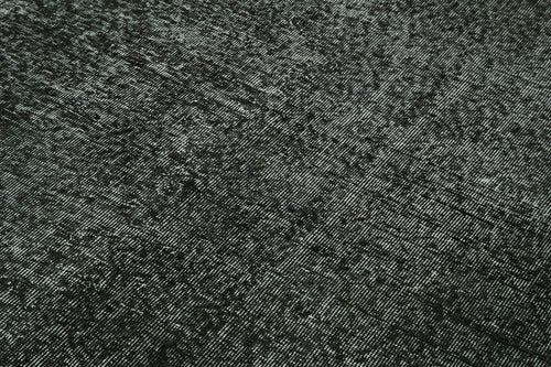 Overdyed Vintage Siyah Eskitme Pamuk Yün El Dokuma Halısı 169x255 Agacan