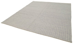 Nepal Geometric Mor Geometrik Yün Pamuk El Dokuma Halısı 246x305 Agacan