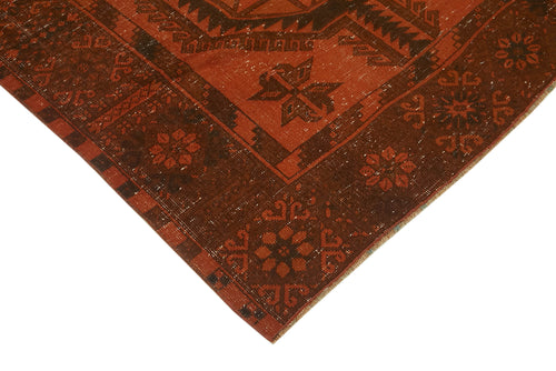 Persian Turuncu Klasik Pamuk Yün El Dokuma Halısı 298x370 Agacan