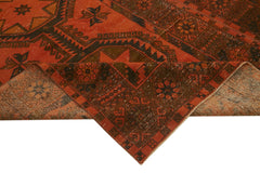 Persian Turuncu Klasik Pamuk Yün El Dokuma Halısı 298x370 Agacan