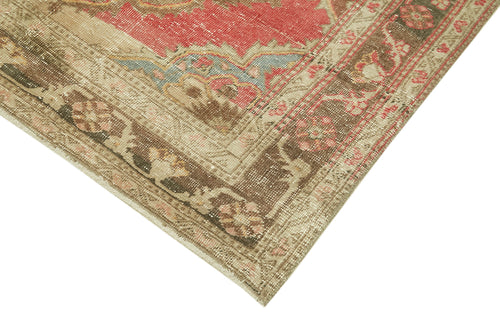 Zile Bej Eskitme Pamuk Yün El Dokuma Halısı 148x397 Agacan