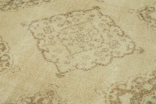 Zile Bej Eskitme Pamuk Yün El Dokuma Halısı 143x405 Agacan