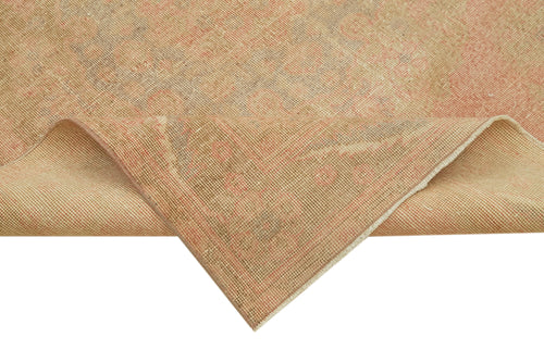 Zile Bej Eskitme Pamuk Yün El Dokuma Halısı 146x416 Agacan