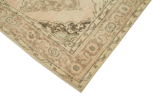 Zile Bej Eskitme Pamuk Yün El Dokuma Halısı 143x338 Agacan