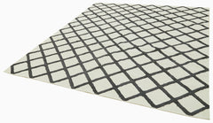 Nepal Geometric Bej Geometrik Yün Pamuk El Dokuma Halısı 244x305 Agacan