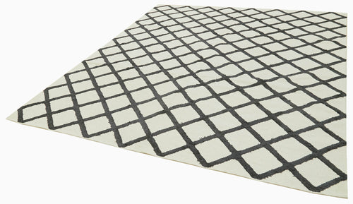 Nepal Geometric Bej Geometrik Yün Pamuk El Dokuma Halısı 244x305 Agacan