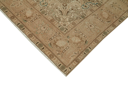 Persian Bej Klasik Pamuk Yün El Dokuma Halısı 288x375 Agacan