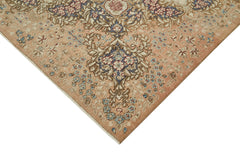 Persian Bej Klasik Pamuk Yün El Dokuma Halısı 238x333 Agacan
