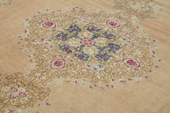 Persian Bej Klasik Pamuk Yün El Dokuma Halısı 238x333 Agacan