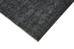 Overdyed Vintage Mavi Eskitme Pamuk Yün El Dokuma Halısı 158x252 Agacan