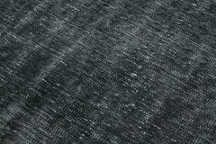 Overdyed Vintage Mavi Eskitme Pamuk Yün El Dokuma Halısı 158x252 Agacan