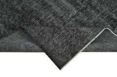 Overdyed Vintage Mavi Eskitme Pamuk Yün El Dokuma Halısı 158x252 Agacan