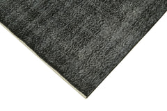Overdyed Vintage Siyah Eskitme Pamuk Yün El Dokuma Halısı 169x267 Agacan