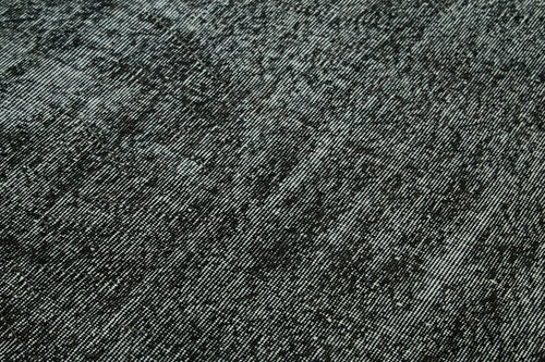 Overdyed Vintage Siyah Eskitme Pamuk Yün El Dokuma Halısı 169x267 Agacan
