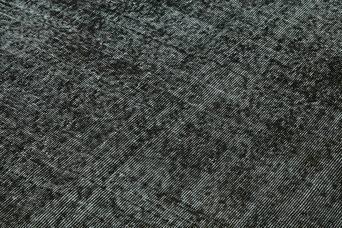 Overdyed Vintage Siyah Eskitme Pamuk Yün El Dokuma Halısı 161x267 Agacan