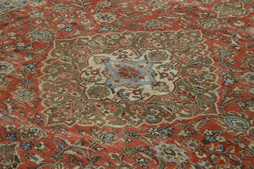 Persian Kırmızı Klasik Pamuk Yün El Dokuma Halısı 288x398 Agacan