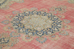 Katar Vintage Bej Eskitme Yün Pamuk El Dokuma Halısı 336x454 Agacan