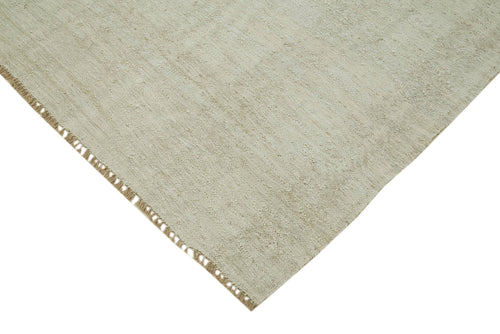 Kendir Bej Geometrik Hemp El Dokuma Halısı 231x348 Agacan