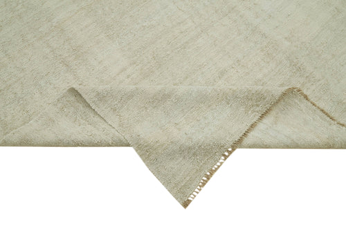 Kendir Bej Geometrik Hemp El Dokuma Halısı 231x348 Agacan