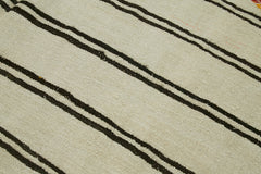 Kendir Bej Geometrik Hemp El Dokuma Halısı 212x350 Agacan