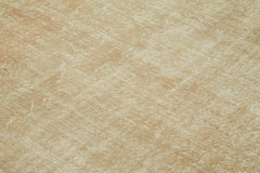 Vintage Bej Eskitme Yün Pamuk El Dokuma Halısı 203x298 Agacan