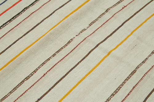 Kendir Beyaz Geometrik Hemp El Dokuma Halısı 150x214 Agacan