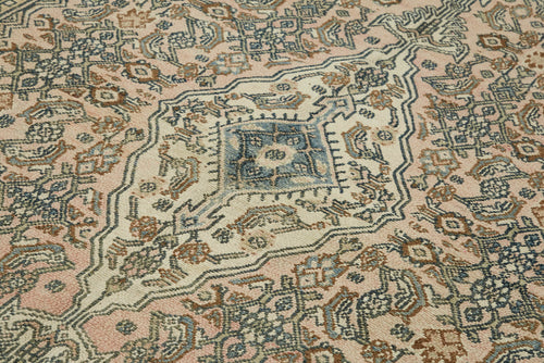 Persian Bej Klasik Yün Pamuk El Dokuma Halısı 206x301 Agacan