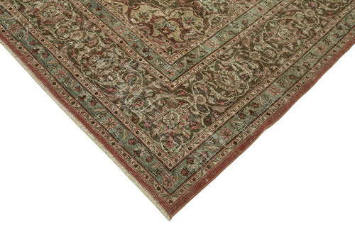 Persian Bej Klasik Yün Pamuk El Dokuma Halısı 295x375 Agacan