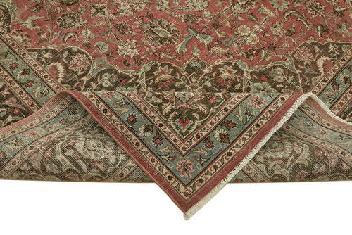 Persian Bej Klasik Yün Pamuk El Dokuma Halısı 295x375 Agacan