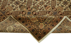 Persian Bej Klasik Yün Pamuk El Dokuma Halısı 262x398 Agacan