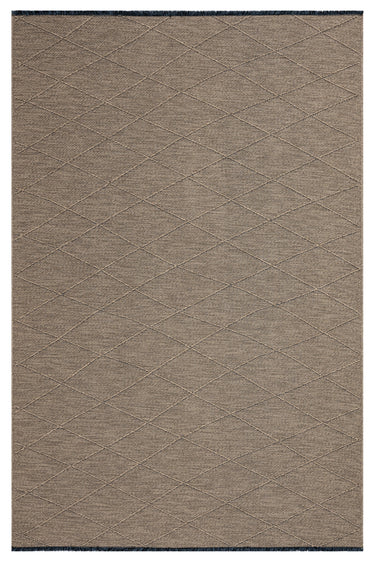 Serenade Vizon Geometrik Pamuk Kilim Luxess
