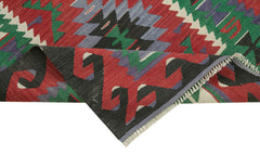 Anatolian Kilim Kırmızı Geometrik Pamuk Yün El Dokuma Halısı 88x123 - El Dokuma - HALI.NET